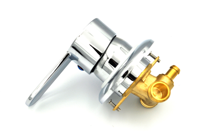 Keverőcsap vezérlő nélküli zuhanykabinhoz, üveg panelre